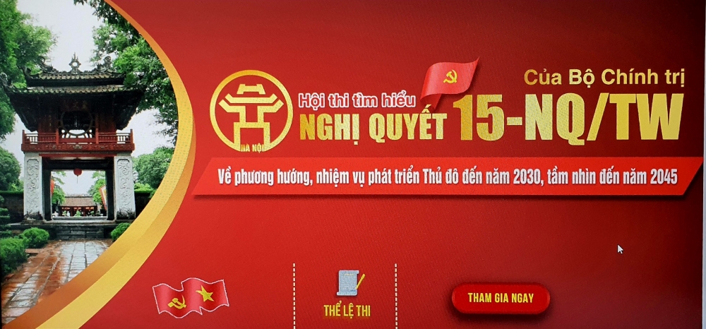 Hội thi tìm hiểu Nghị quyết 15