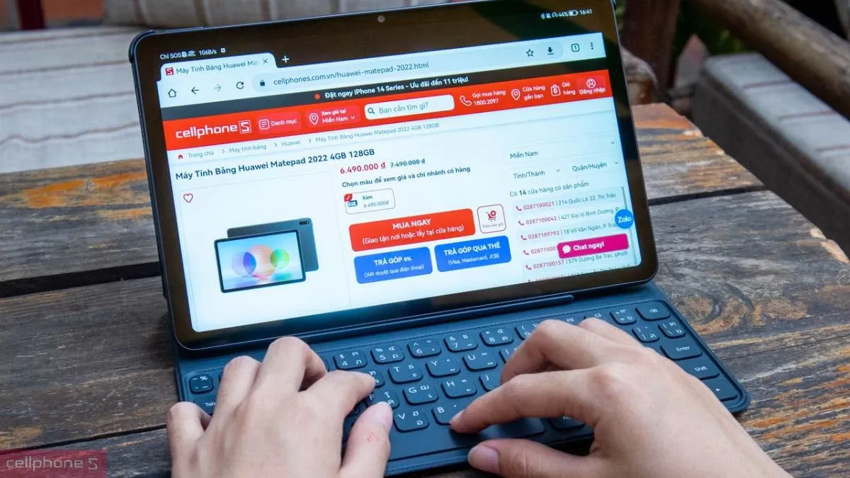 Các dòng máy tính bảng phong phú tại CellphoneS An Giang, từ iPad đến các mẫu tablet Android phục vụ đa dạng người dùng.