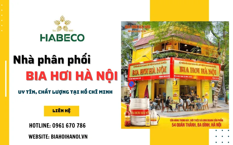 Cốc uống bia hơi Hà Nội bọt sánh