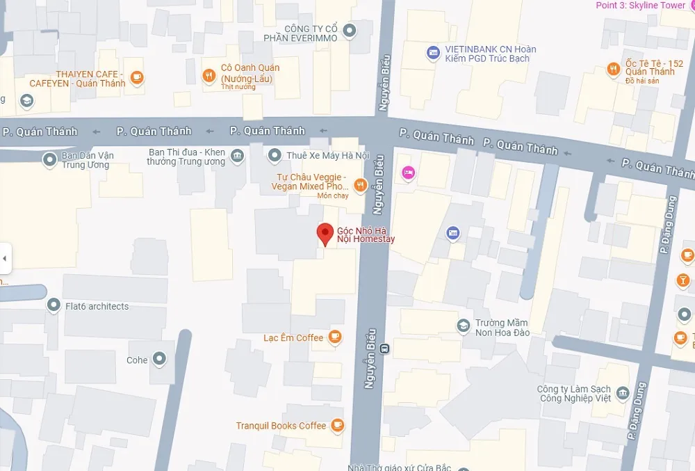 Du khách chỉ cần đi bộ vài trăm mét là đã có thể ra đến hồ Tây thơ mộng hoặc phố Phan Đình Phùng, tận hưởng vẻ đẹp Hà Nội gần Ngõ 92 Đào Tấn, Cống Vị, Ba Đình, Hà Nội tại Góc nhỏ Hà Nội Homestay