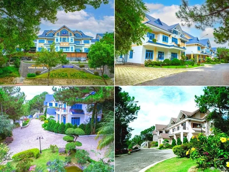 Không gian kiến trúc Châu Âu sang trọng tại Khách Sạn Kỳ Hòa Đà Lạt