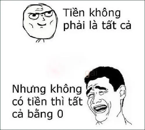 THƠ CHẾ VỀ TIỀN BẠC CƯỜI RA NƯỚC MẮT